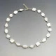 Mother or Pearl and Silver Necklace