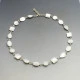 Mother or Pearl and Silver Necklace