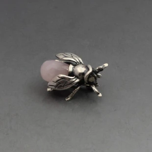 Jens J Aagaard  Small Silver Bug Brooch
