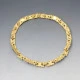 Monet Gold Tone Blue Crystal Necklace