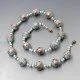 Venetian  Blue Beads Necklace
