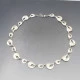 SIlver Modernist Swirls Link Necklace