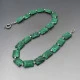 Flat Malachite Bead Necklace