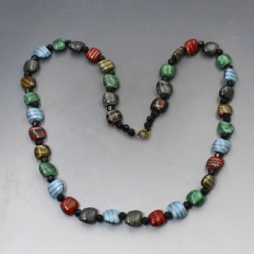 Multi Colour Venetian Bead Necklace