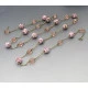 Vintage Pink Venetian Beads Necklace