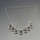 Hermann Siersbol  Silver and Crystal Necklace
