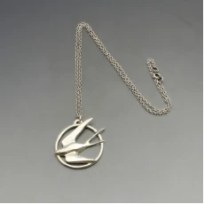 Magnus Maximus Design Silver Swallow Pendant