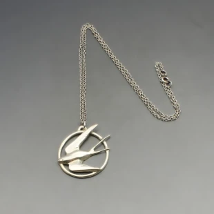 Magnus Maximus Design Silver Swallow Pendant