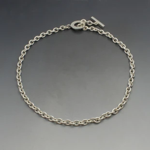 Heavy Silver Chain Necklace