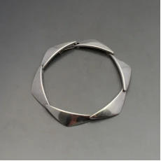 Hans Hansen Silver Peak Bracelet 