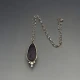 Blue John and Silver Pendant