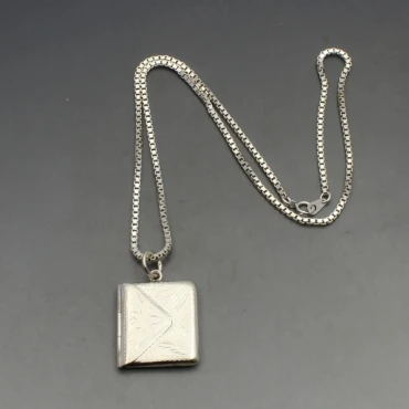 Sterling Silver Purse Locket