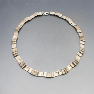 BEIT NIR Israel Silver Collar Necklace