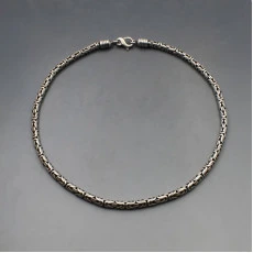 Silver Bali Style Chain Necklace