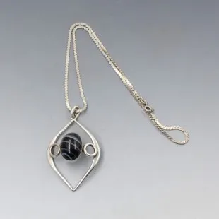 Brodrenne Bjerring Danish Silver Pendant