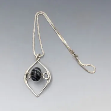 Brodrenne Bjerring Danish Silver Pendant