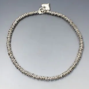 Hiho Silver Silver Rings Necklace - 94 Grams