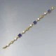 Paula Bolton Lapis Pearl Bracelet