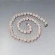 Pink Rose Quartz Beads Necklace I9 Inches