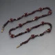 Garnet Beads Cluster Necklace