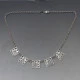 Liisa Vitali Finland Silver Squares Necklace