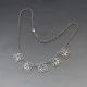 Liisa Vitali Finland Silver Squares Necklace