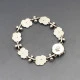 Georg Jensen Silver Leaves Bracelet #96
