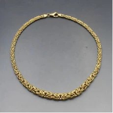Gold Italy Chain Necklace 