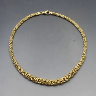 Gold Italy Chain Necklace 