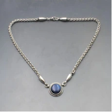 Kalevala Koru Finland  Spectrolite and Silver Pendant