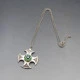Caithness Jewellery Glass Silver Pendant