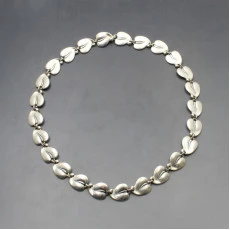 Eiler and Marloe Denmark 830 Silver Leaves Necklace