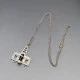 Silver Designer JVB Oil Rig Pendant