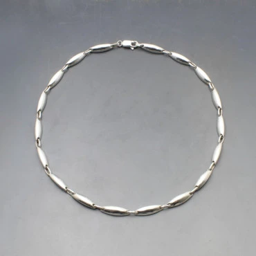 Silver Ovals Necklace