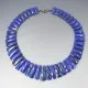 Vintage Deco Lapis Bead Necklace