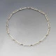 Rennie Mackintosh Style Silver Necklace