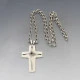Uno A Erre  800 Silver Cross Pendant