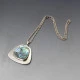 Arne Johansen Denmark Abelone and Silver Pendant