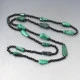 Malachite Cone Beads Necklace 
