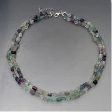 Fluorite Beads Necklace
