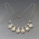 Hermann Siersbol  Silver and Amethyst Crystal Necklace