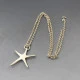 Solid Silver Starfish Pendant