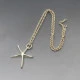 Solid Silver Starfish Pendant