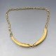 Monet Gold Tone Enamel Necklace