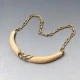 Monet Gold Tone Enamel Necklace