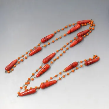 Red Glass Beads