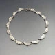 NE From Art Deco Silver Necklace
