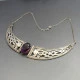 Celtic Art Industries Silver Amethyst Necklace
