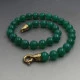 Vintage Green Chalcedony Beads
