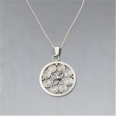 Julius A.L.Klagenborg Silver Pendant